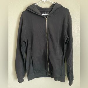 Zara Black Zip-Up Hoodie
